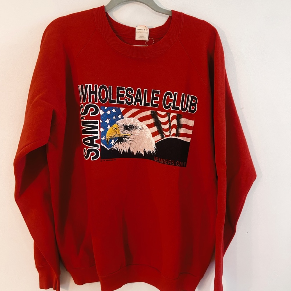 Wholesale Club Red Eagle Graphic Sweatshirt